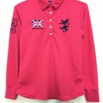 アドミラル　長袖ポロシャツ　ピンク