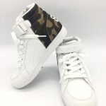 パーリーゲイツ ハイカット ゴルフシューズ 白×カーキ 迷彩