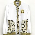 ラッセルノ ブルゾン 白 ヒョウ柄 レオパード