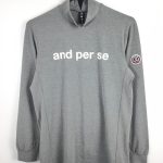 アンパスィ 長袖ハイネックシャツ グレー