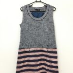 23区スポーツ　ワンピース　ネイビー×白×レッド