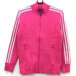アディダス　ブルゾン　ジャージ　ピンク×白