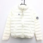 パーリーゲイツ ダウンジャケット アイボリー 2WAY 軽量