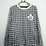 ジャックバニー スニード アイボリー×黒 チェック柄