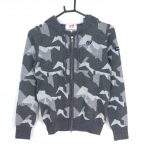 マスターバニー ニットパーカー グレー×ライトグレー 迷彩