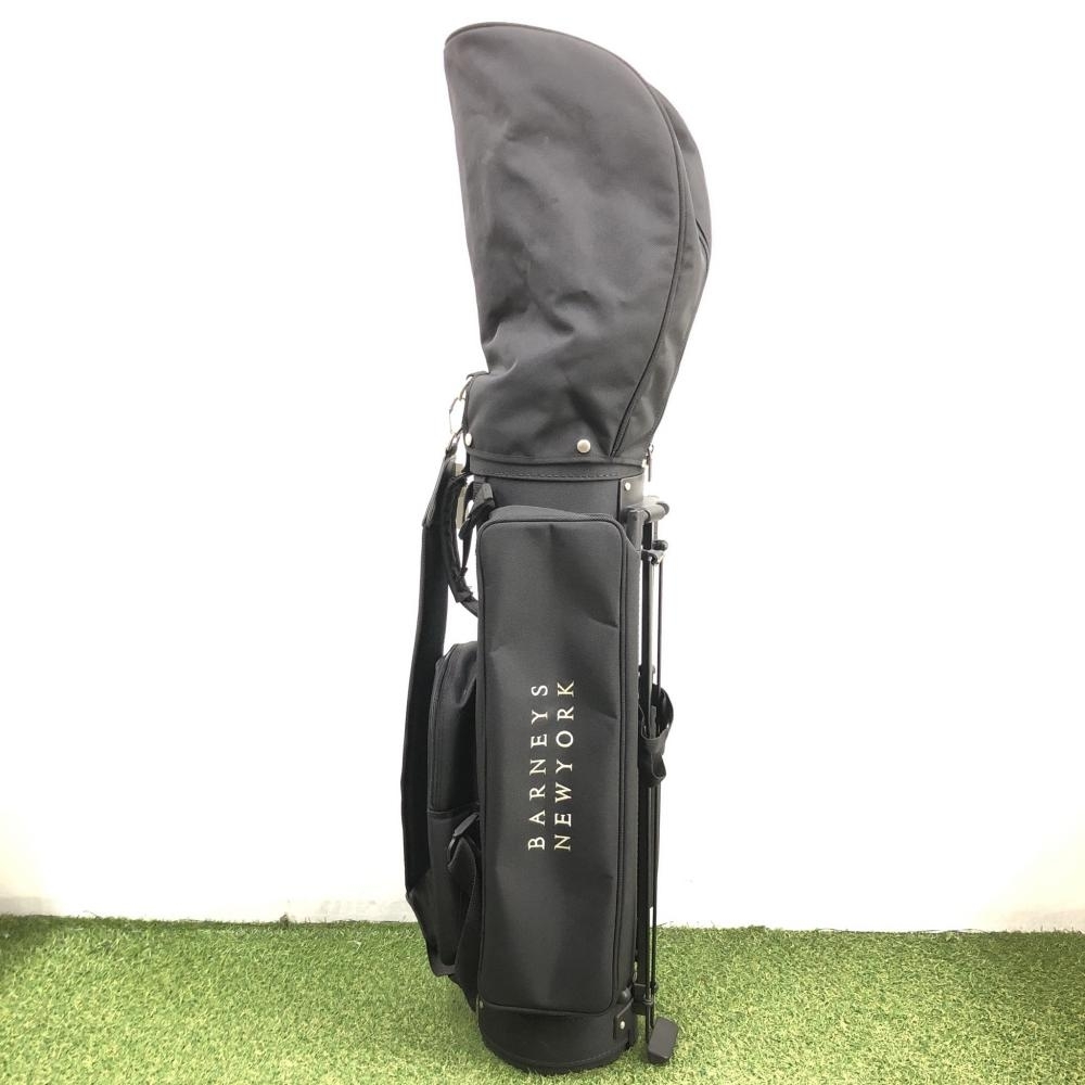 バーニーズニューヨーク スタンド式キャディバッグ 黒 ロゴ刺繍 8.5型 - ゴルフウェア高価買取で日本一｜レオゴルフ(REOGOLF)無料