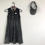 マークアンドロナ ワンピース×キャップ パイル グレー