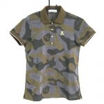 マークアンドロナ 半袖ポロシャツ カーキ迷彩