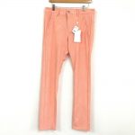 マークアンドロナ パンツ サーモンピンク ロゴ総柄 2018年モデル