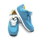 【超美品】Jack Bunny ジャックバニー ゴルフシューズ ブルー スパイクレス ジュニア キッズ レディース