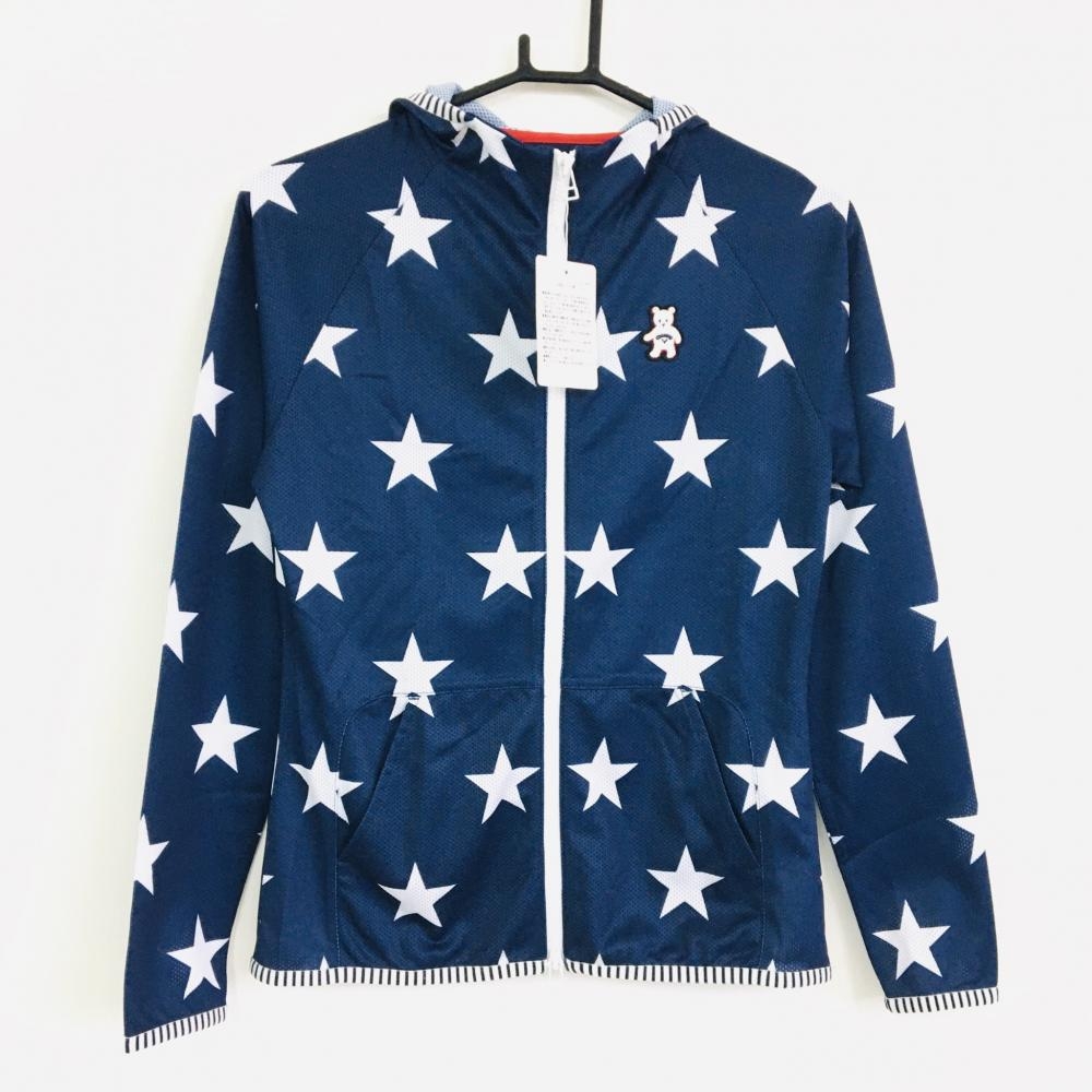 美品☆PEARLY GATES パーカー 星 ぽしゃり