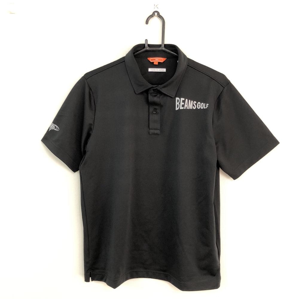 ビームスゴルフ 半袖ポロシャツ 黒 ライトグレー 18年発売モデル ビームスゴルフ 半袖ポロシャツ 黒 ライトグレー 18年発売モデル