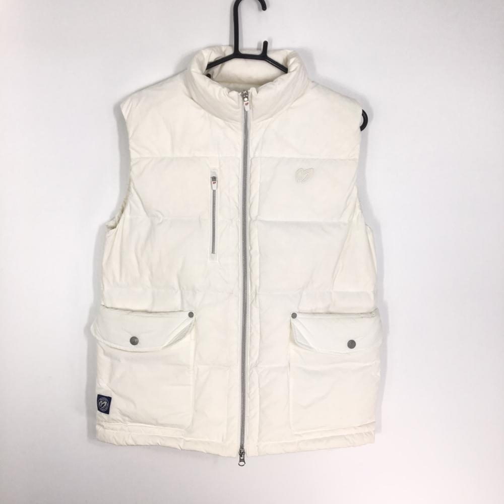 マスターバニー ダウンベスト 白 ダブルジップ ゴルフウェア買取 レオゴルフ