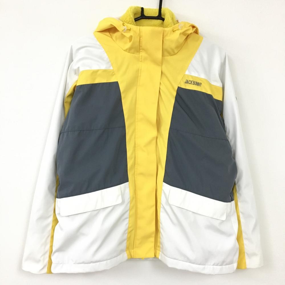 ジャックバニー 3WAYフード付きブルゾンジャケット×ボアベストイエロー 