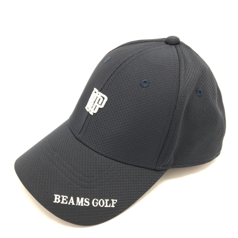 ビームスゴルフ キャップ ネイビー×白 - ゴルフウェア高価買取で日本一