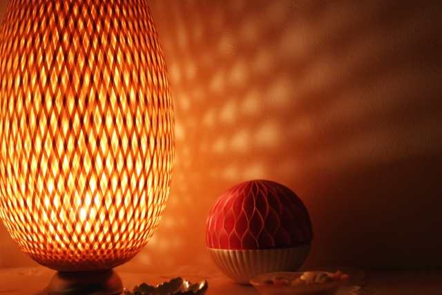 睡眠によい穏やかな暗さの部屋