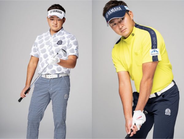 アンパスィのゴルフウェアを着た今平周吾プロ