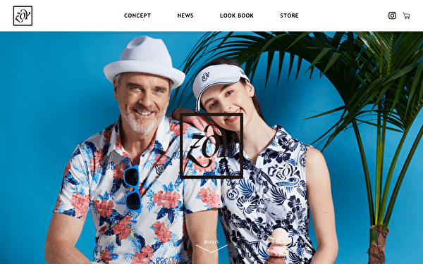 ZOY オフィシャルサイトのトップページ