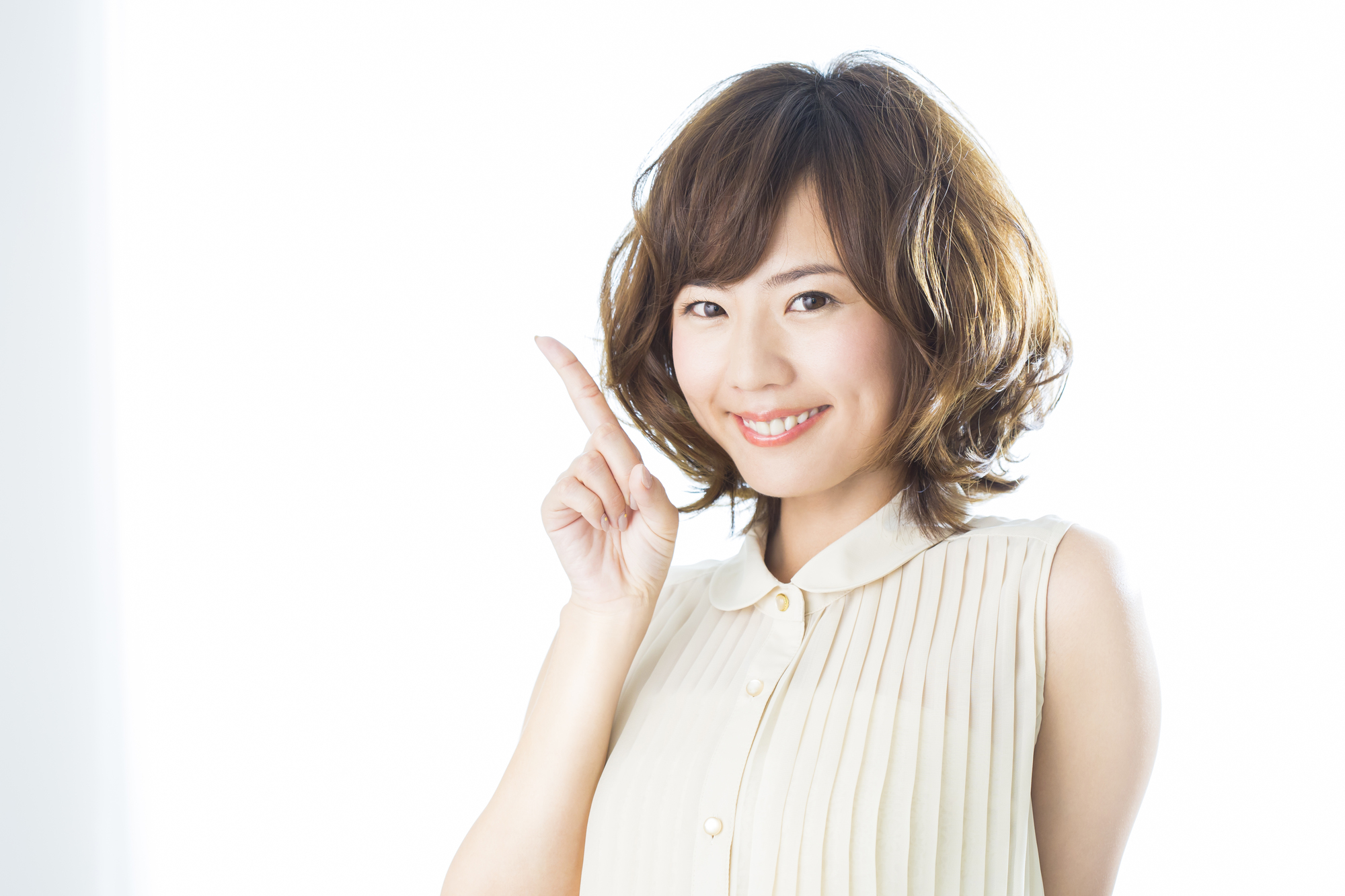 おすすめを教えてくれる女性