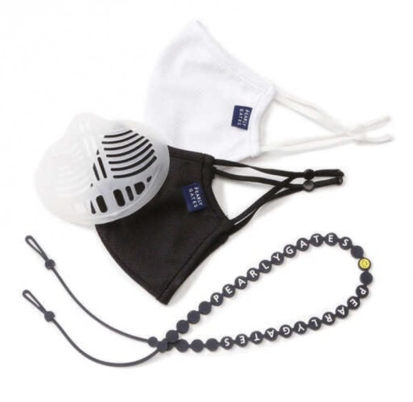 パーリーゲイツのストラップ付きマスク