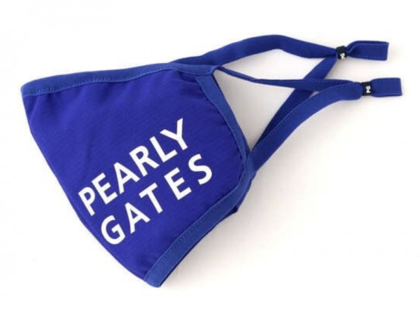 パーリーゲイツのネイビーのクールマスク