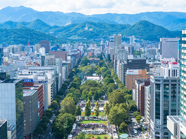 北海道 札幌市内の街並み