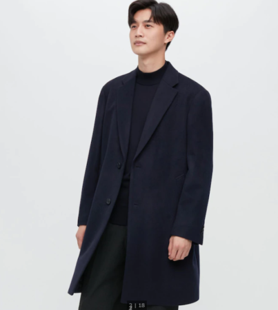 ウールカシミヤチェスターコート