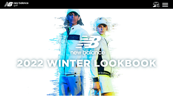 ニューバランスゴルフ 公式サイト スクショ