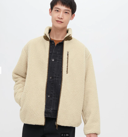 防風アウターフリースジャケット