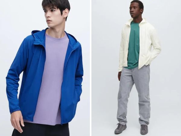 ユニクロ ゴルフウェア ドライEX UVカットフルジップパーカ