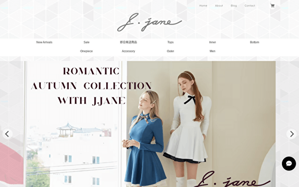 J.JANE 公式サイト スクショ