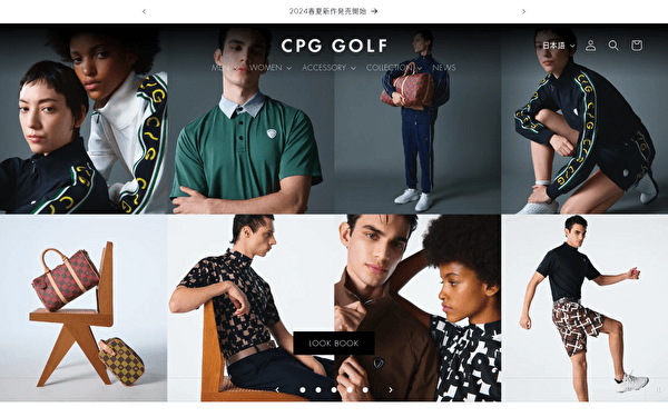 CPG GOLF 2024年 春コレクション