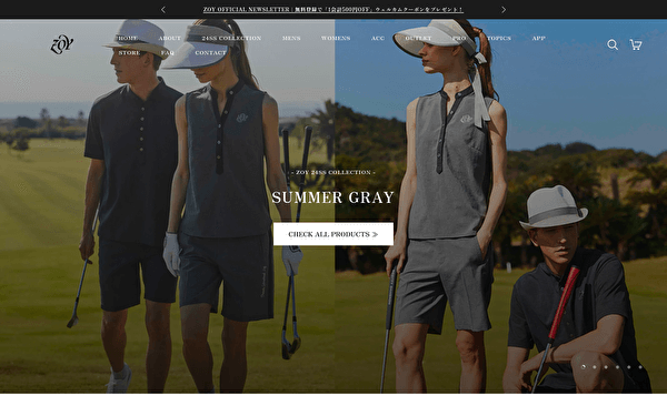 60代 ゴルフウェア ブランド タイトリスト ゾーイ