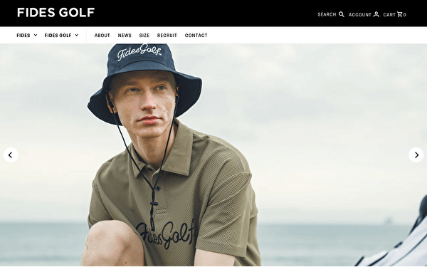 芸能人 プロデュース ゴルフウェア フィデスゴルフ