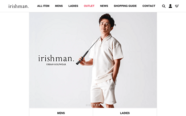 芸能人 プロデュース ゴルフウェア アイリッシュマン