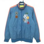 【美品】パーリーゲイツ 中綿リバーシブルジャケット ライトブルー×レッド メンズ 4(M) ゴルフウェア PEARLY GATES