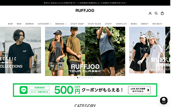 RUFFLOG ゴルフウェア 流行 2025