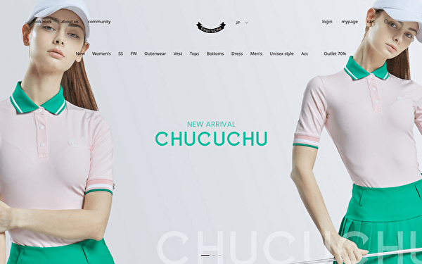 CHUCUCHU 可愛い ゴルフウェアブランド