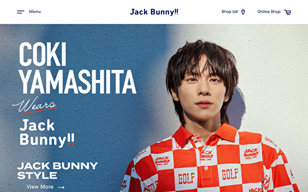 Jack bunny 可愛い ゴルフウェアブランド