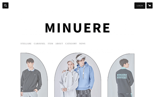 minuere 可愛い ゴルフウェアブランド