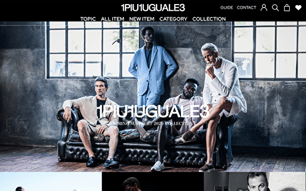 ゴルフウェアブランド 1PIU1UGUALE3