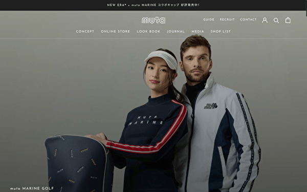 ゴルフウェアブランド ムータマリンゴルフ