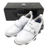 【新品】フットジョイ ゴルフシューズ 白 55519J TOUR ALPHA ダイヤル式 BOA メンズ 25.0 ゴルフウェア FootJoy