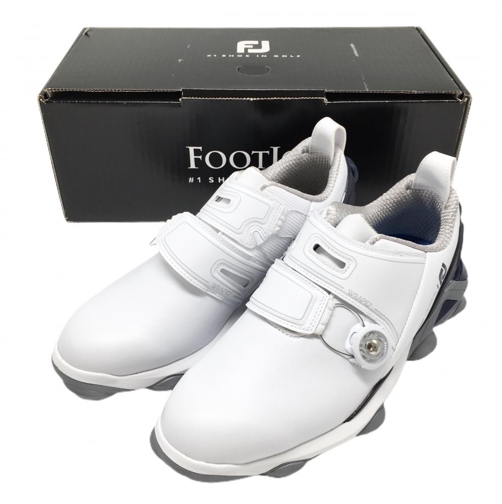 【新品】フットジョイ ゴルフシューズ 白 55519J TOUR ALPHA ダイヤル式 BOA メンズ 25.0 ゴルフウェア FootJoy